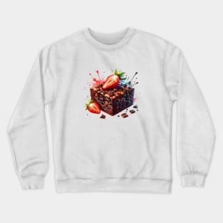 Brownie Salted Vintage Since Retro Yummy Breakfast Kawaii Sweet Crewneck Sweatshirt